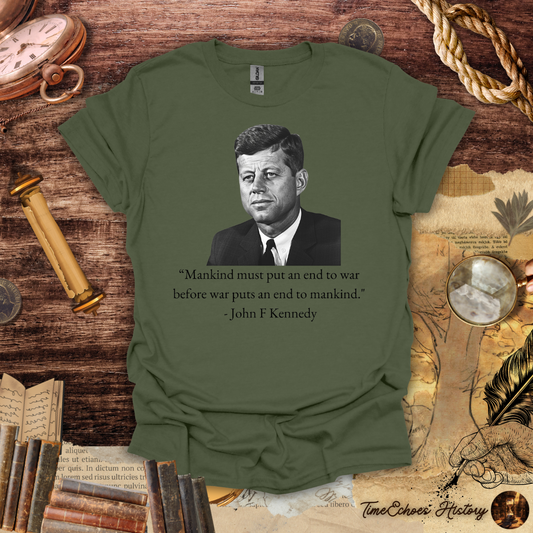 JFK Peace Quote T-Shirt