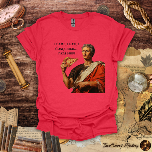 Veni, Vidi, Pizza - Caesar's Conquest T-Shirt